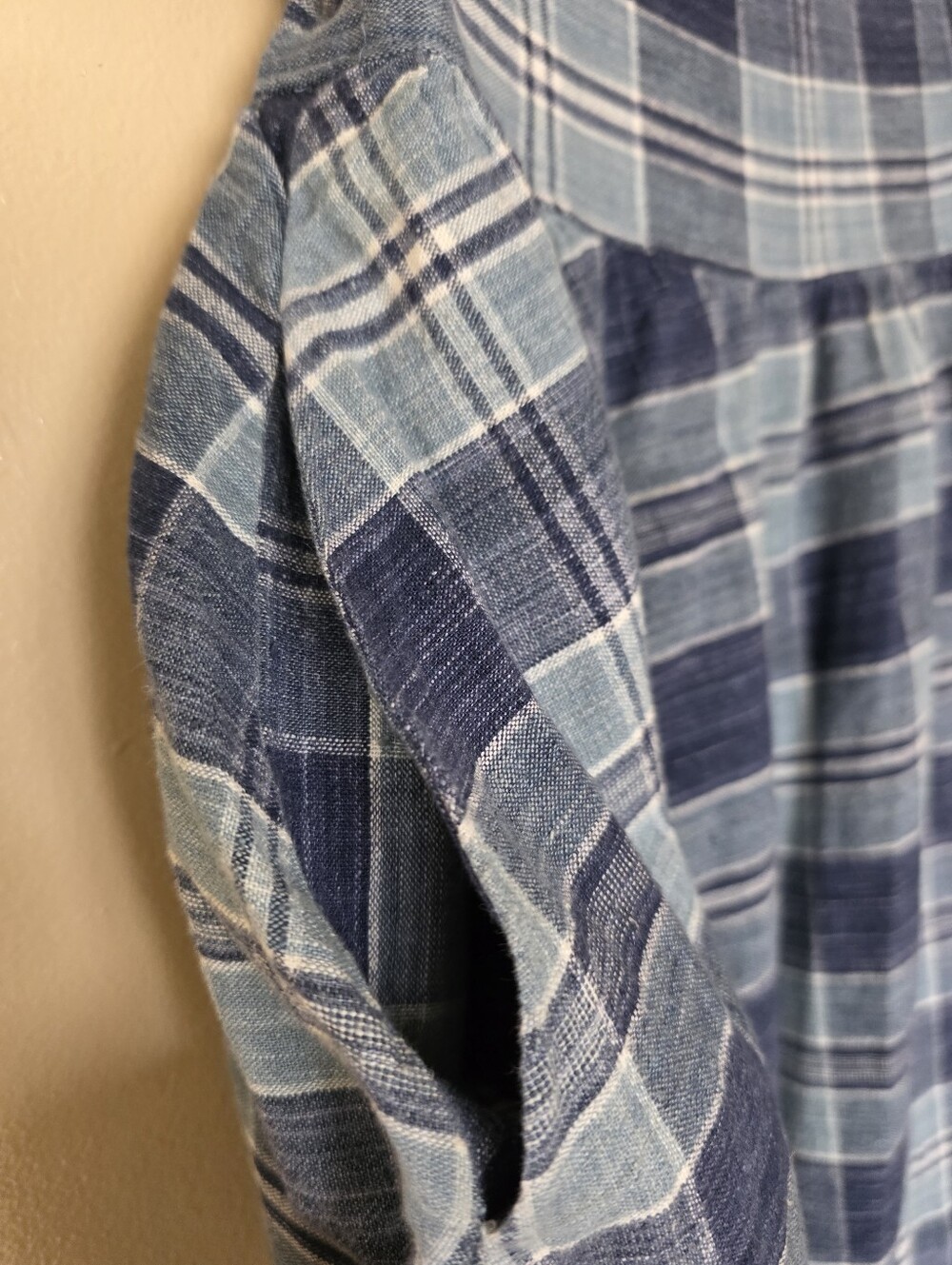 VTG 80s Ralph Lauren Blue Label Bergdorf Goodman Madras Plaid Wrap Maxi Skirt 10 - Picture 10 of 16